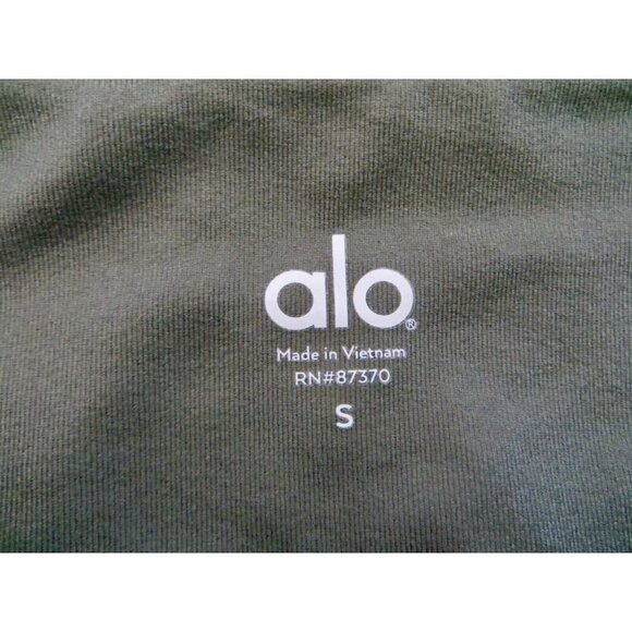 NEW! Alo Yoga Idol Ruched Legging Green SZ S - Picture 13 of 15